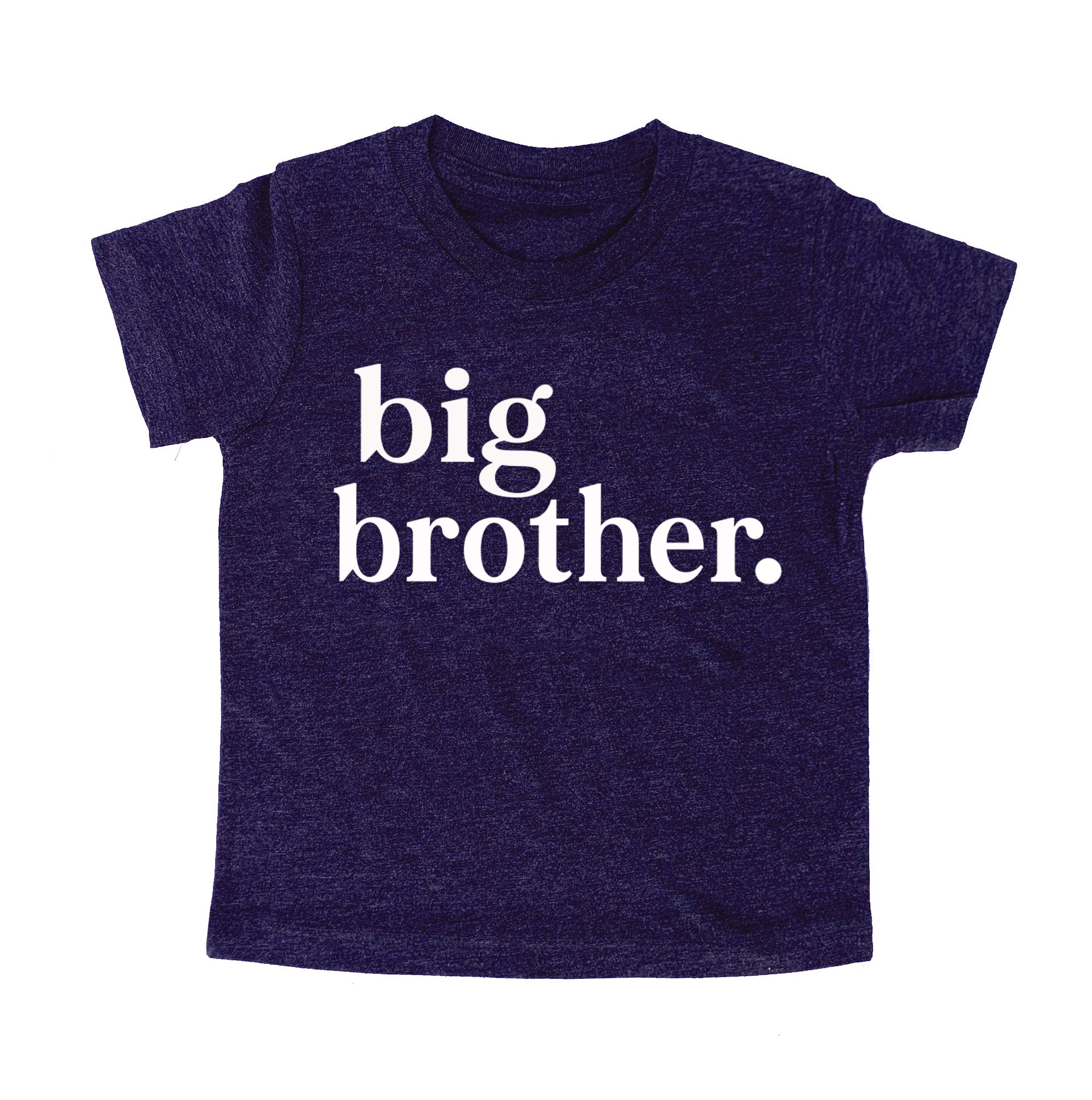 Big Brother & Little Brother Matching Sibling Reveal T-Shirt Set for Toddlers - Cute Announcement Outfit for Newborn Baby Boys | Perfect for Gender Reveal Parties & Family Photos