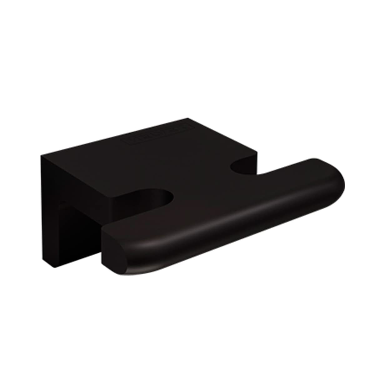 HELVEX Matte Black Robe Hook - Bathroom Towel Holder & Accessory for Spa, Hotel, or Home Decor - UACC-106-MB