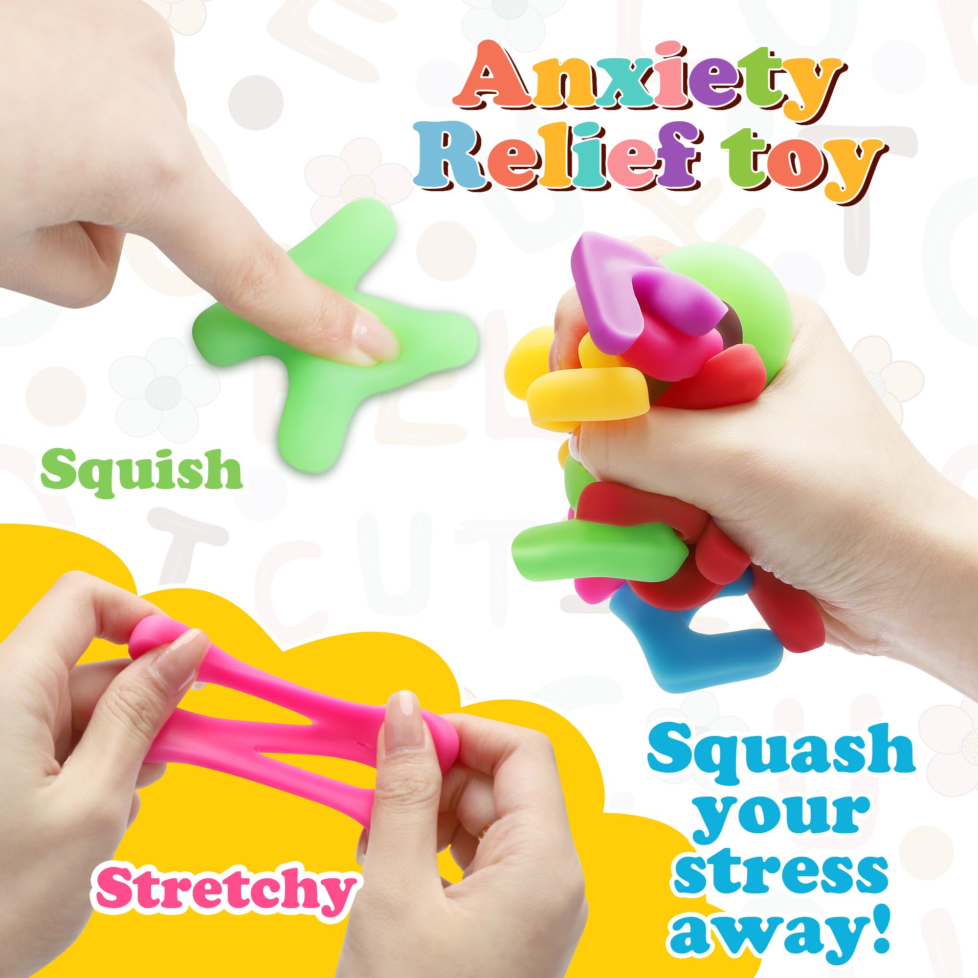 Squishy Alphabet Learning Toys for Toddlers - 40 Pc Sensory Bin Filler, ABC & Number Educational Toys for Kids Ages 3-5, Stocking Stuffers for Christmas, Birthday Gifts - Perfect for Preschool Classroom, Homeschooling & Early Childhood Development