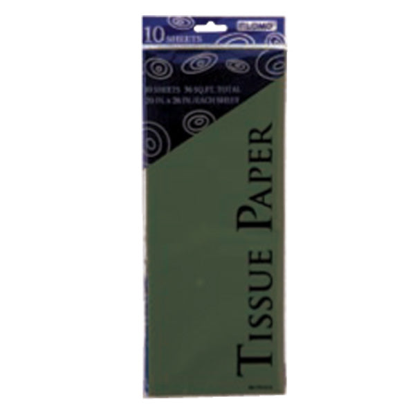 Eco-Friendly Holiday Green Gift Wrapping Tissue Paper - 10 Sheets for Christmas, Birthday, and Party Presents - Perfect for DIY Crafts and Festive Gift Packaging