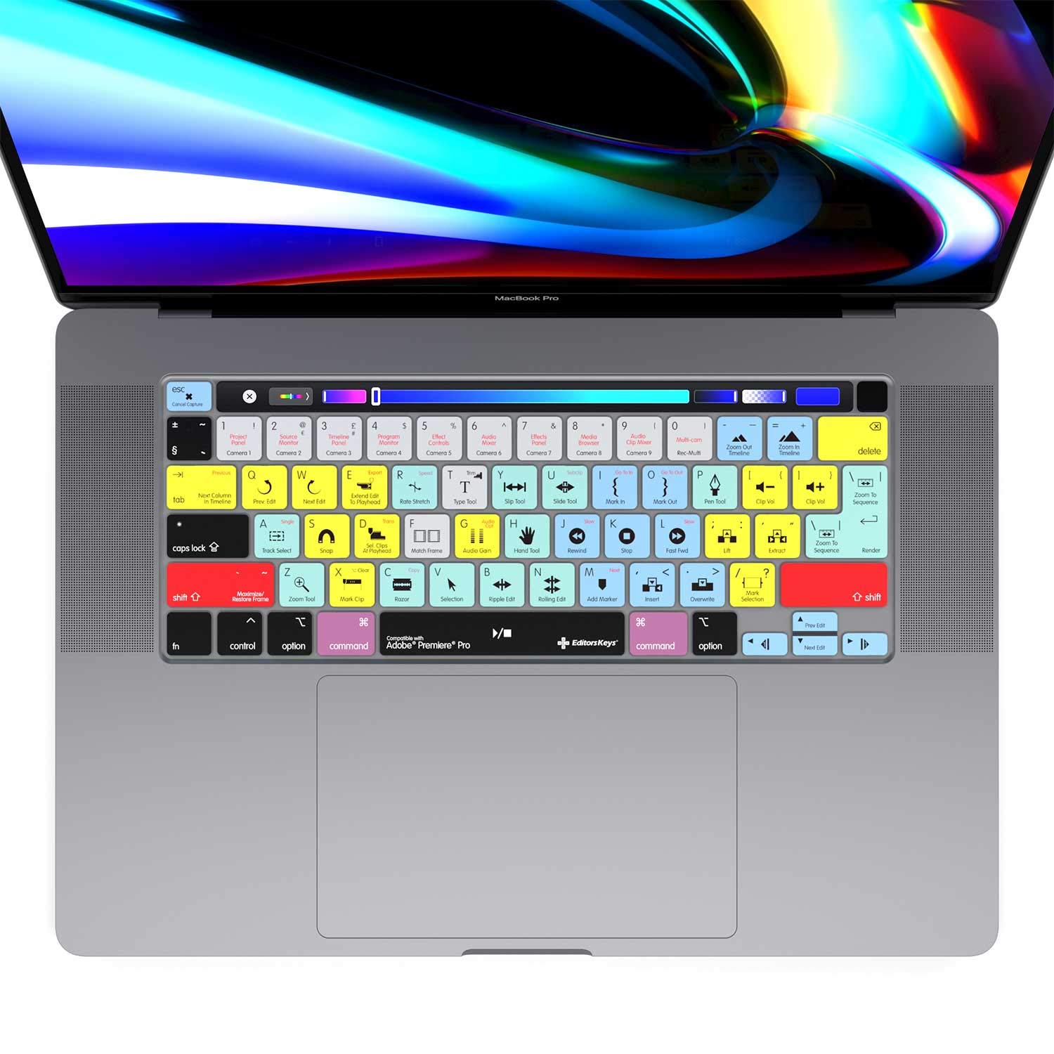 Adobe Premiere Pro Keyboard Cover for MacBook Pro 13