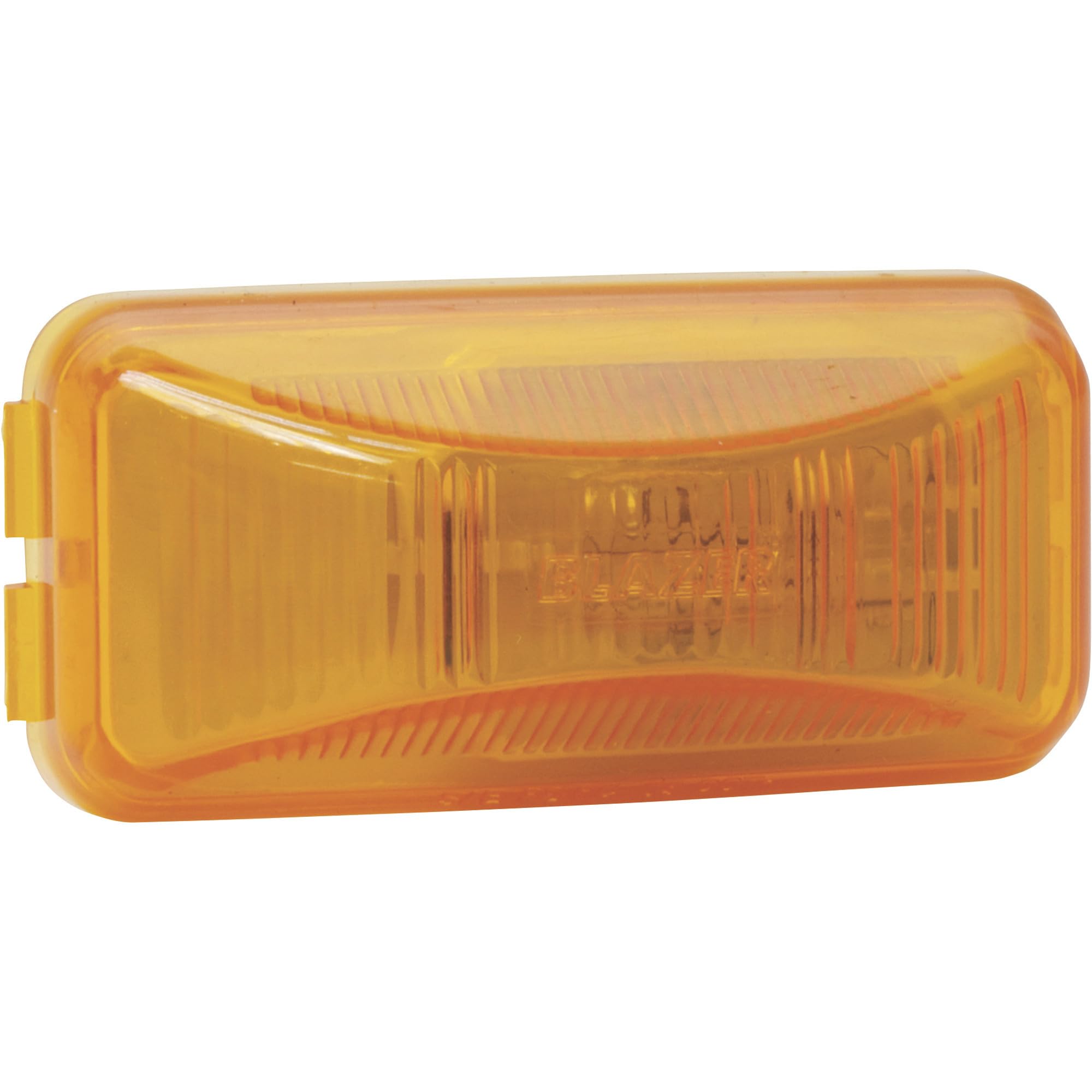 Blazer International B4851A Amber Rectangular Side Clearance Marker Light - Heavy Duty Truck & Trailer Safety Lighting for Night Visibility