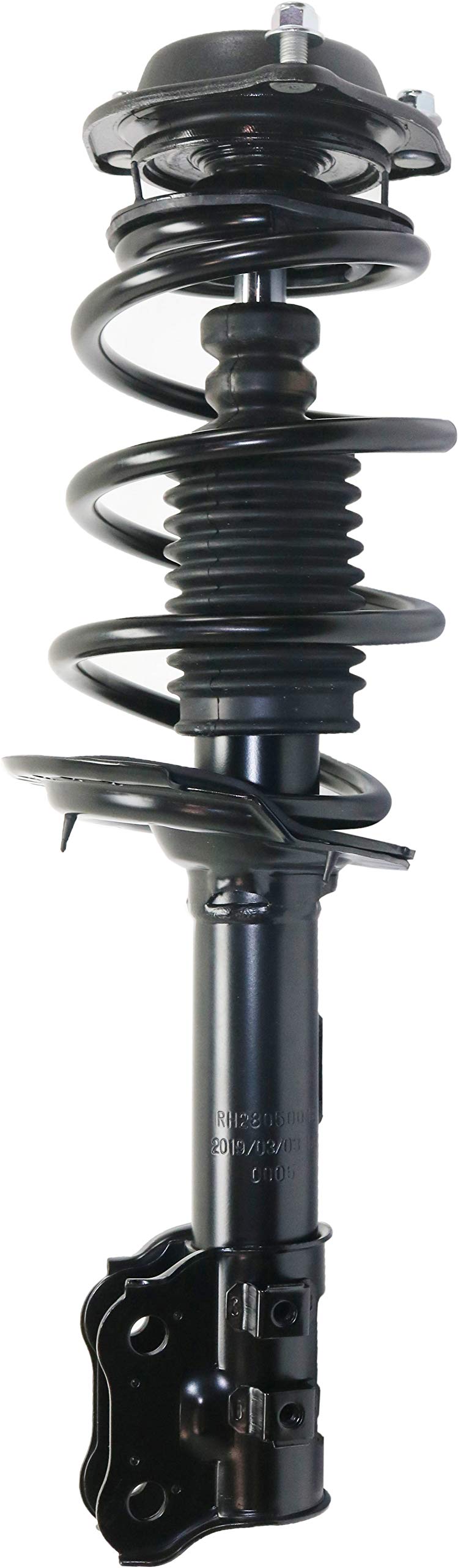 Evan Fischer Front Complete Shocks Strut & Coil Spring Assembly for Hyundai Elantra 2011-2016 - Driver Side Sedan Replacement | Smooth Ride & Enhanced Stability for Daily Commute & Road Trips