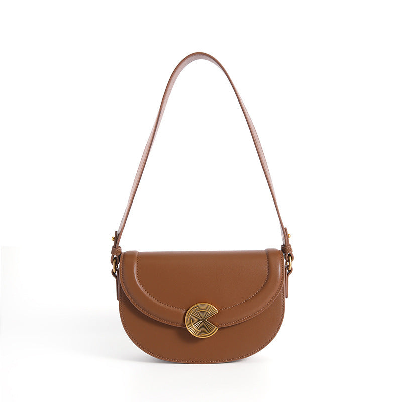 Genuine Leather Shoulder Bag for Women - Stylish Tote & Crossbody Purse - Perfect for Work, Travel, and Everyday Use