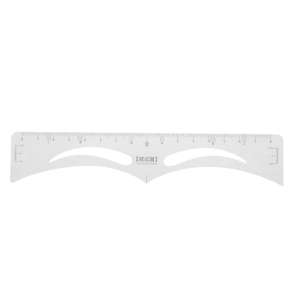 50Pcs Disposable Eyebrow Stencil Stickers - Precise Microblading Measuring Tool for Perfect Eyebrow Shaping | Ideal for DIY Makeup, Salon Professionals & Beauty Beginners | Great for Eyebrow Tattoo, Makeup Practice & Gifts