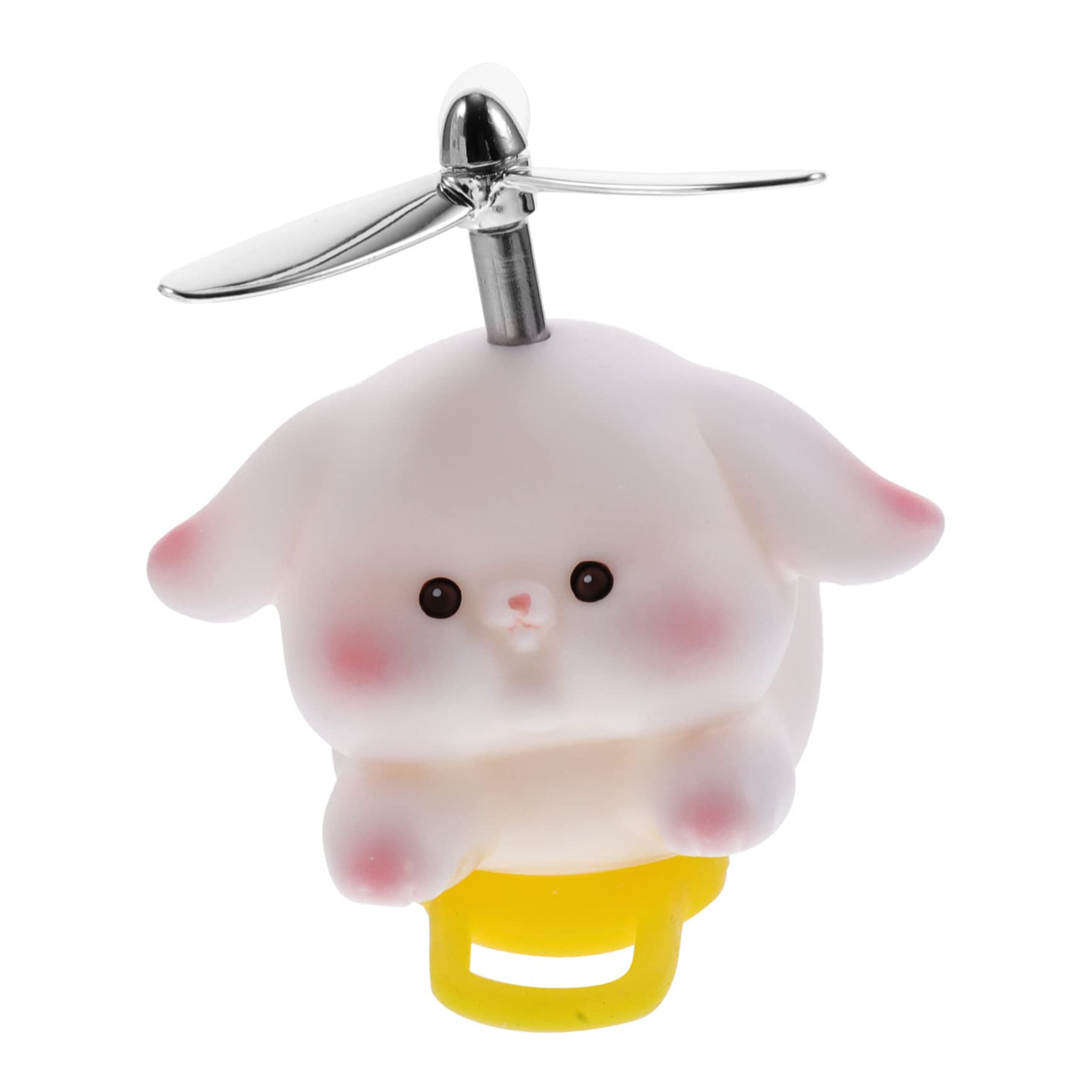 HANABASS Doll Ornaments - Cute White Vinyl Car Mirror Accessories & Bike Decorations - Perfect for Car Interior Styling and Motorcycle Customization