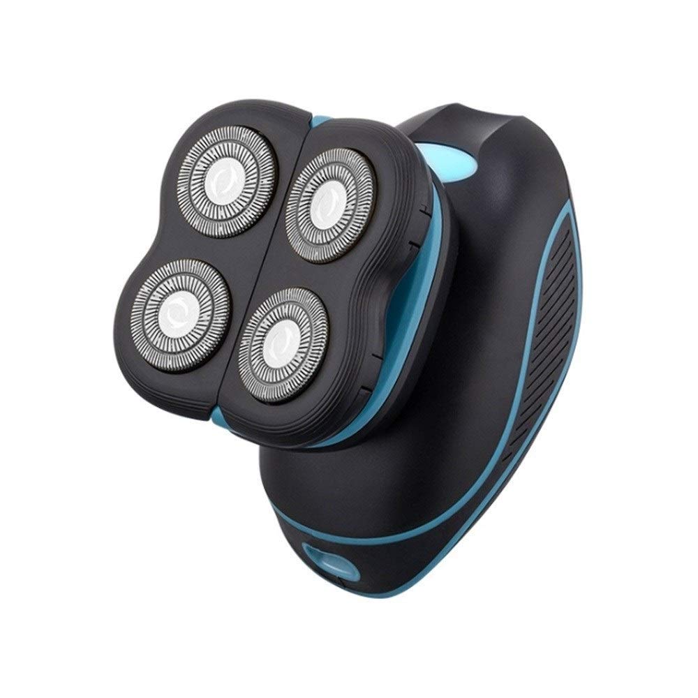 5D Waterproof Electric Shaver for Men - Rechargeable Rotary Razor with Floating Heads for Close Shaving - Perfect for Travel, Gym & Daily Grooming