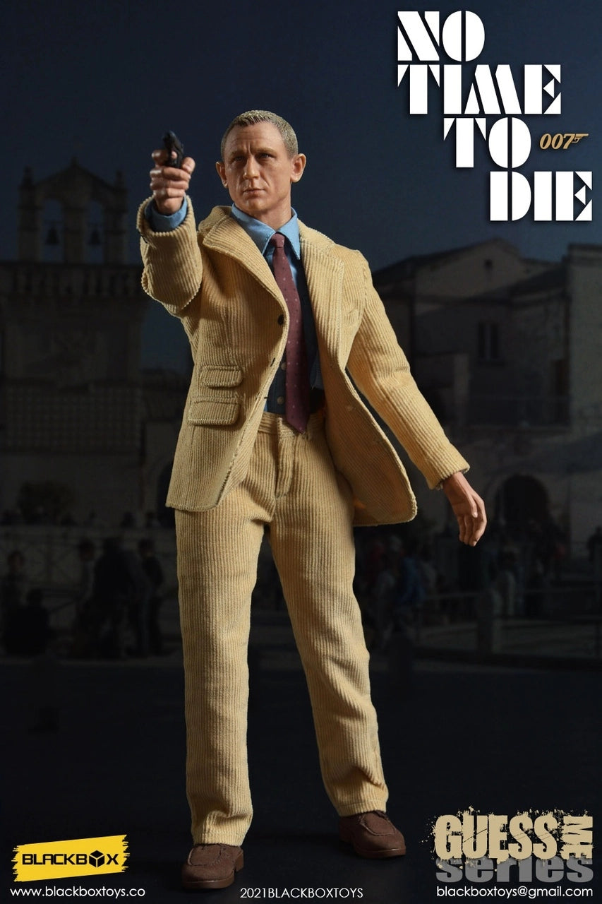 Blackbox Toys 1/6 Scale BBT 9025 No Time to Die James Bond Action Figure - Collectible Movie Character Model for Display & Cosplay