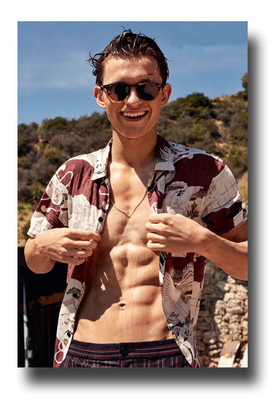 Tom Holland Poster - 11x17 Inches High-Quality Print - Spiderman Actor Promo Photo - Perfect for Bedroom, Office & Fan Decor