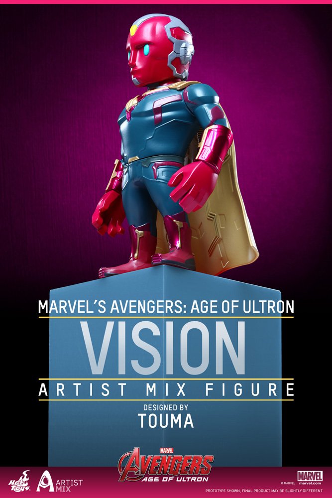 Hot Toys Vision Avengers Age of Ultron Series 2 Action Figure - Collectible Marvel Superhero Toy for Display & Gifts