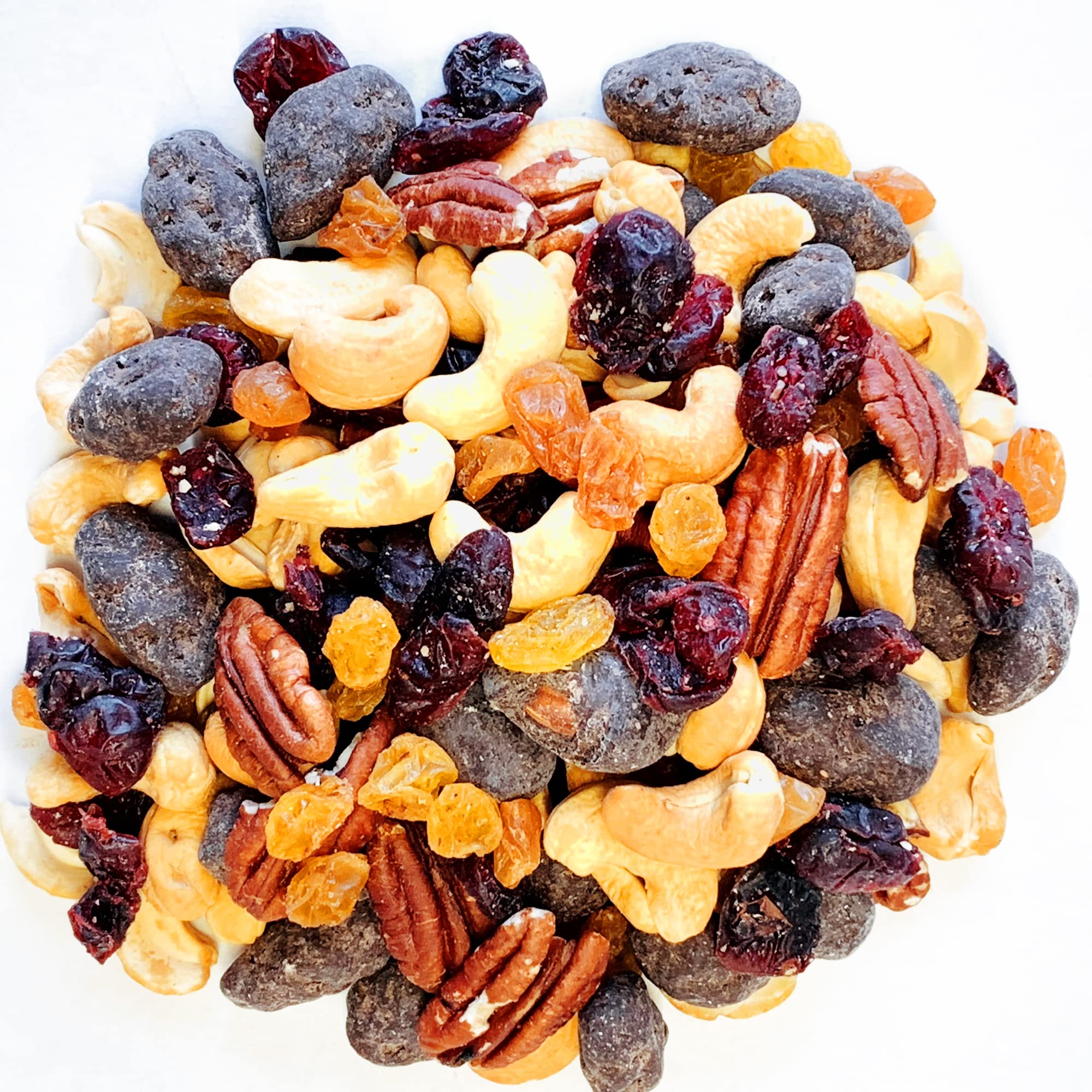 NY SPICE SHOP Premium Sweet & Salty Trail Mix with Sea Salt, Mixed Nuts & Dried Fruits - Healthy Snack for Adults & Kids - 1lb Resealable Bag - Perfect for Hiking, Office Snacks & Road Trips