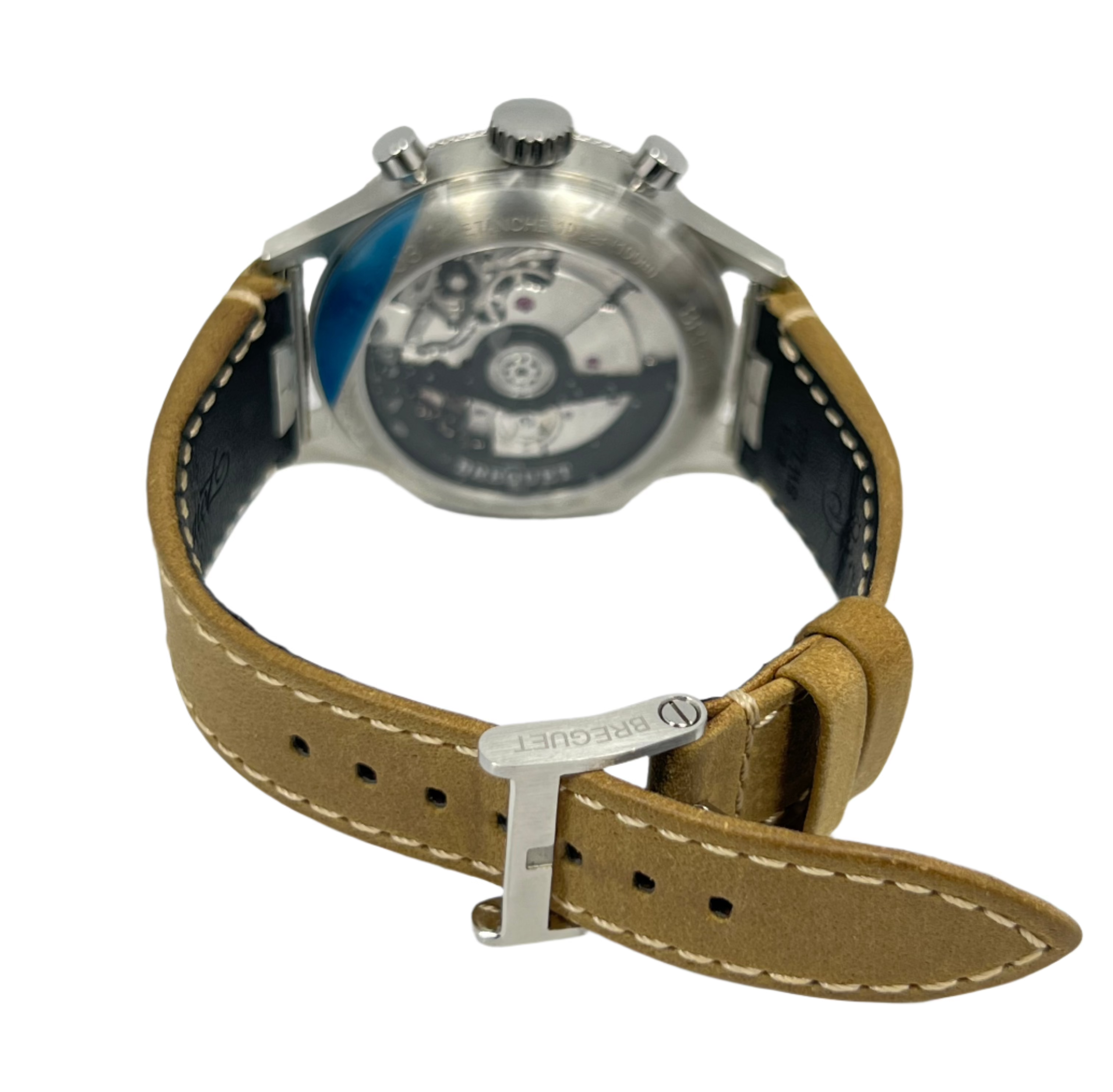 Breguet Type XX XXI XXII Chronograph Stainless Steel Men's Watch - Luxury Pilot Timepiece for Aviation Enthusiasts & Business Professionals