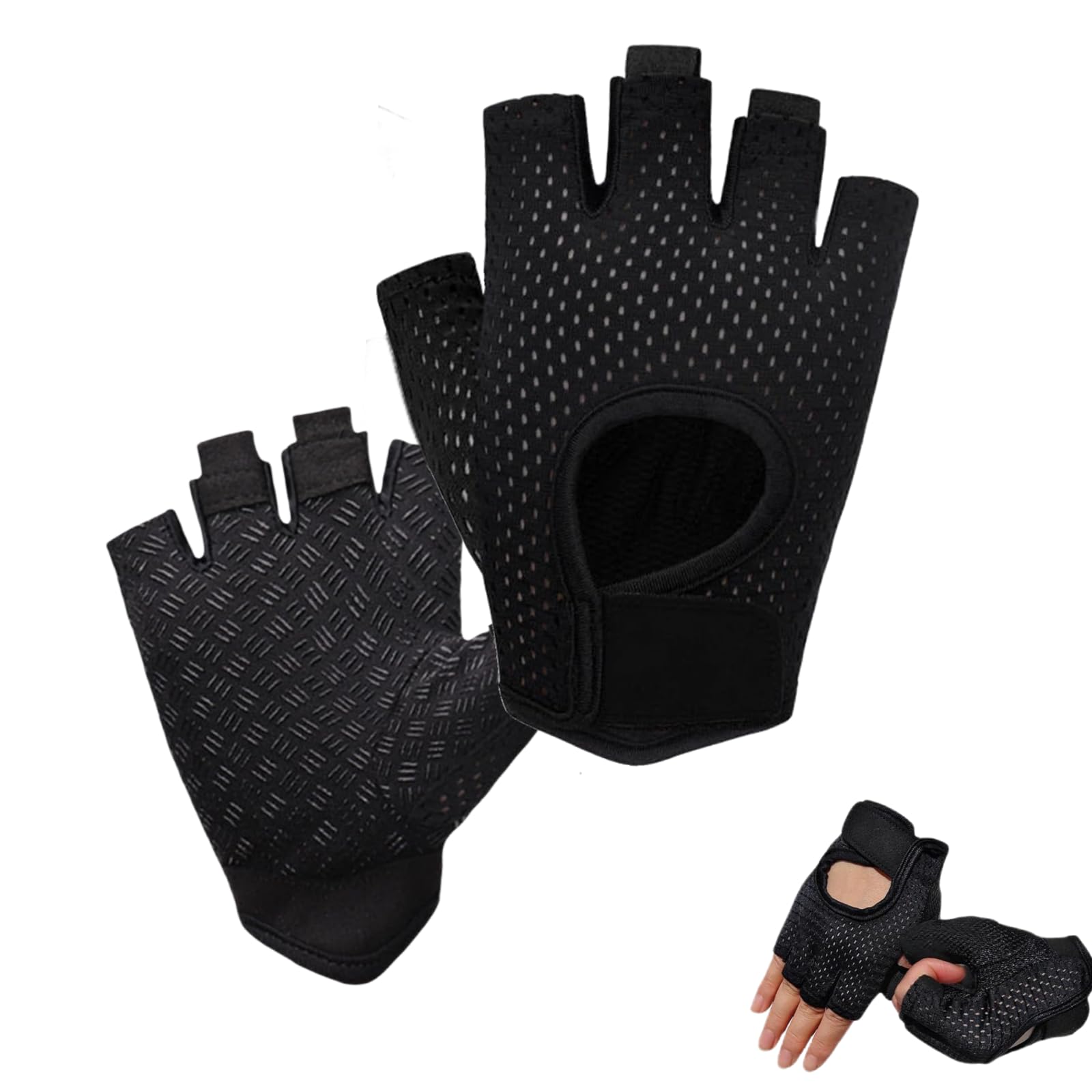 Breathable Weightlifting Gloves for Men & Women - Gym Training Gloves for Fitness, CrossFit & Weight Lifting - Perfect for Workouts, Strength Training & Bodybuilding