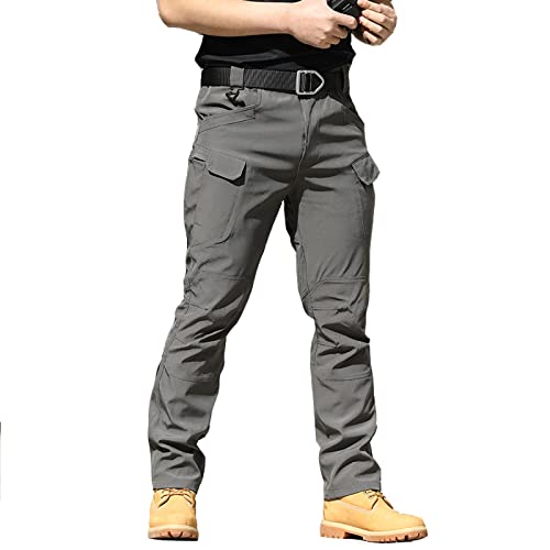 Waterproof Tactical Pants for Men - Stretch Cargo Hiking Trousers with Water Resistant Technology | Perfect for Outdoor Adventures, Combat Training & Camping