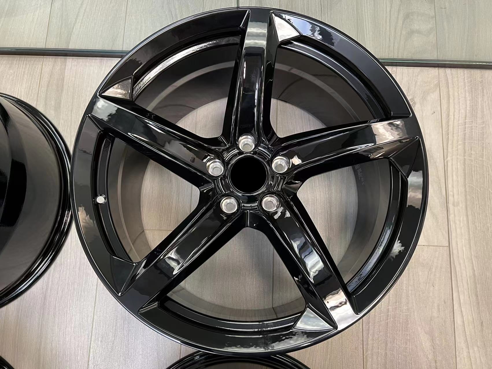 19/20 Z06 Style Forged Wheels for 2020-2024 Corvette C8 - Lightweight Performance Rims for Street Racing & Car Shows