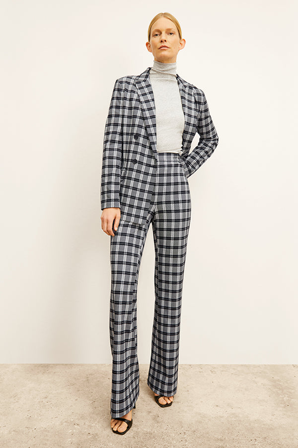 Horton Pant Knit Suiting Pants - Comfortable Stretch Formal Trousers for Office & Business Wear | Checkmate Collection | Perfect for Work, Meetings & Professional Events