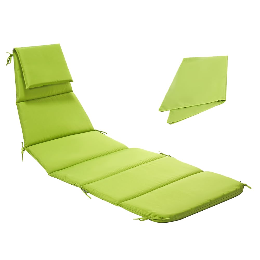 Replacement Cushion and Umbrella for Outdoor Hanging Lounge Chair - Chaise Hammock Chair Accessories | Perfect for Patio, Garden, and Poolside Relaxation