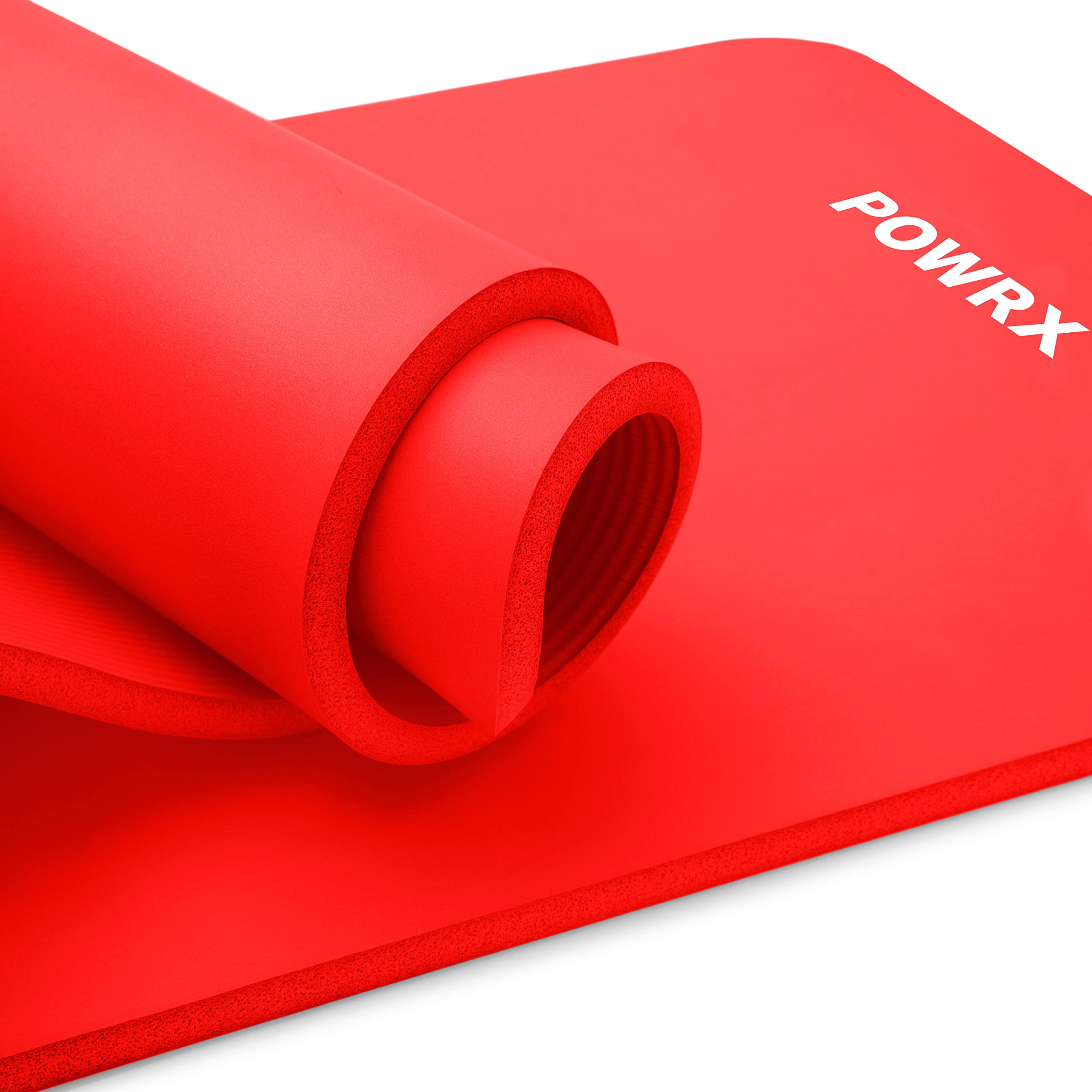 POWRX Premium Non-Slip Yoga Mat with Carrying Strap & Storage Bag - Extra Large 75