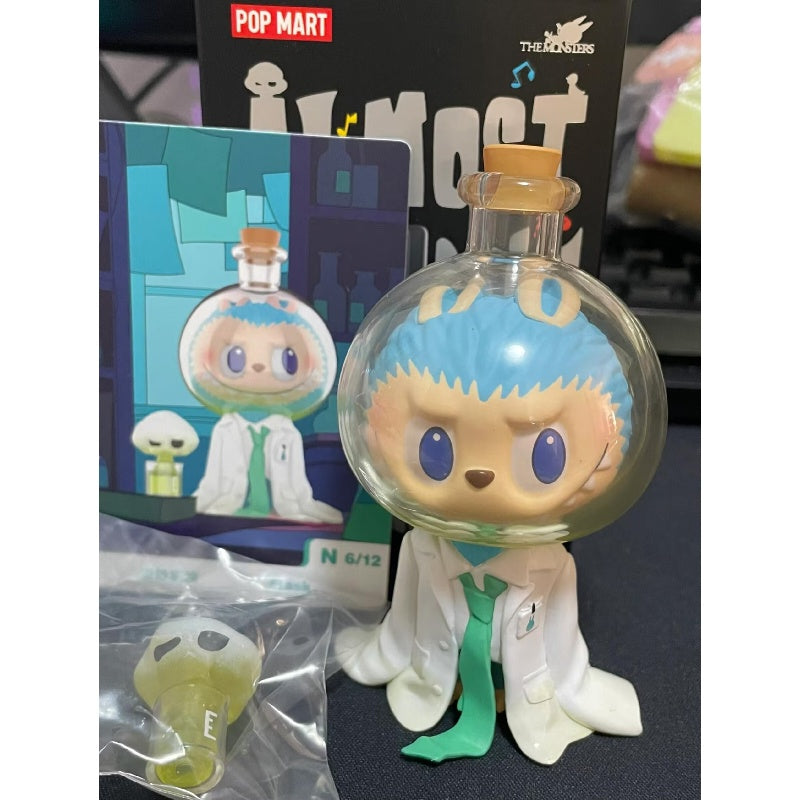 Labubu The Monsters Almost Hidden Series Flask - Cute Collectible Figure for Display, Gifts & Anime Fans | Perfect for Home Decor, Office Desk & Pop Culture Enthusiasts
