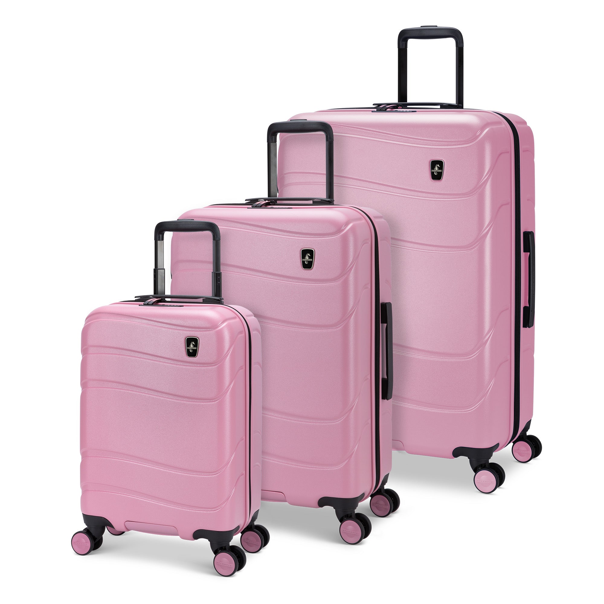 Atlantic Transmarine 3-Piece Luggage Set - Lightweight Spinner Suitcase with TSA Lock, Perfect for Travel, Business Trips & Vacations