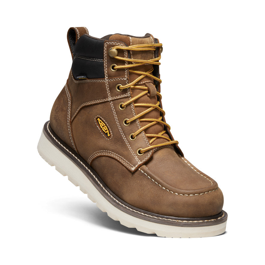 Men's Cincinnati 6 Waterproof Soft Toe Work Boots - Belgian/Sandshell - Durable Construction for Outdoor Work & Hiking