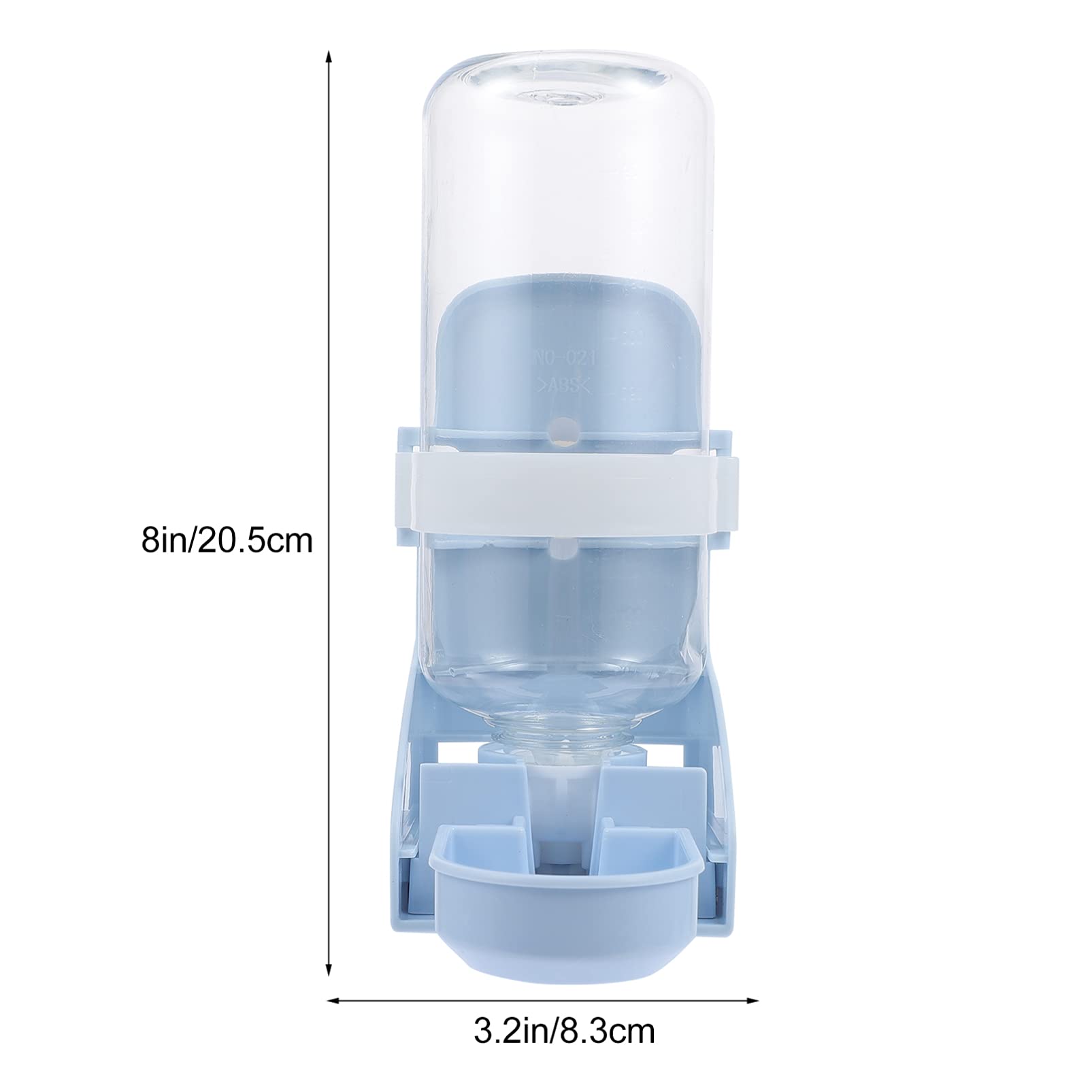 Balacoo Automatic No Drip Pet Water Feeder - 32oz/1L Dog Cat Rabbit Bunny Pigeon Water Bottle with Chew-Proof PP Bowl | Perfect for Cages, Travel, Outdoor & Indoor Use