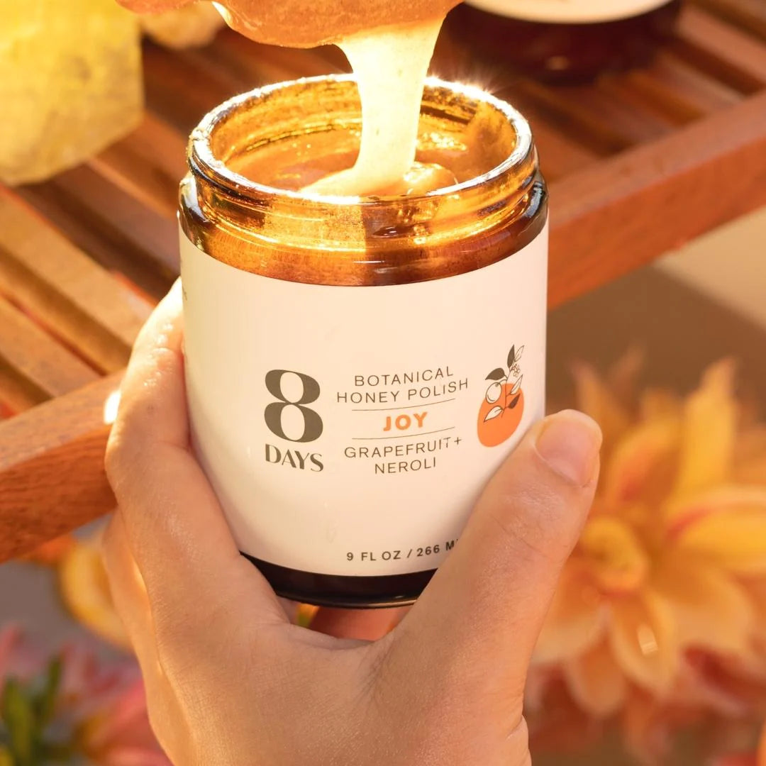 JOY BOTANICAL BODY POLISH - Exfoliating Scrub with Grapefruit & Neroli Essential Oils for Smooth, Glowing Skin | Perfect for Spa Day & Self-Care Routine