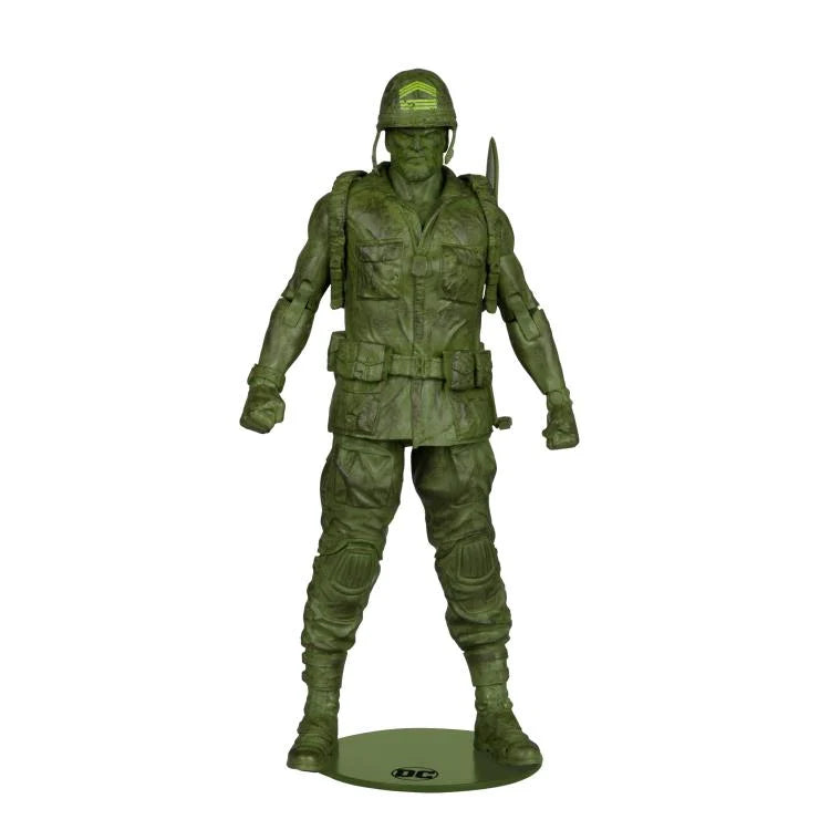 DC Multiverse Sgt. Rock Collector Edition Platinum (Chase) - Premium Action Figure for DC Comics Fans, Collectors & Display