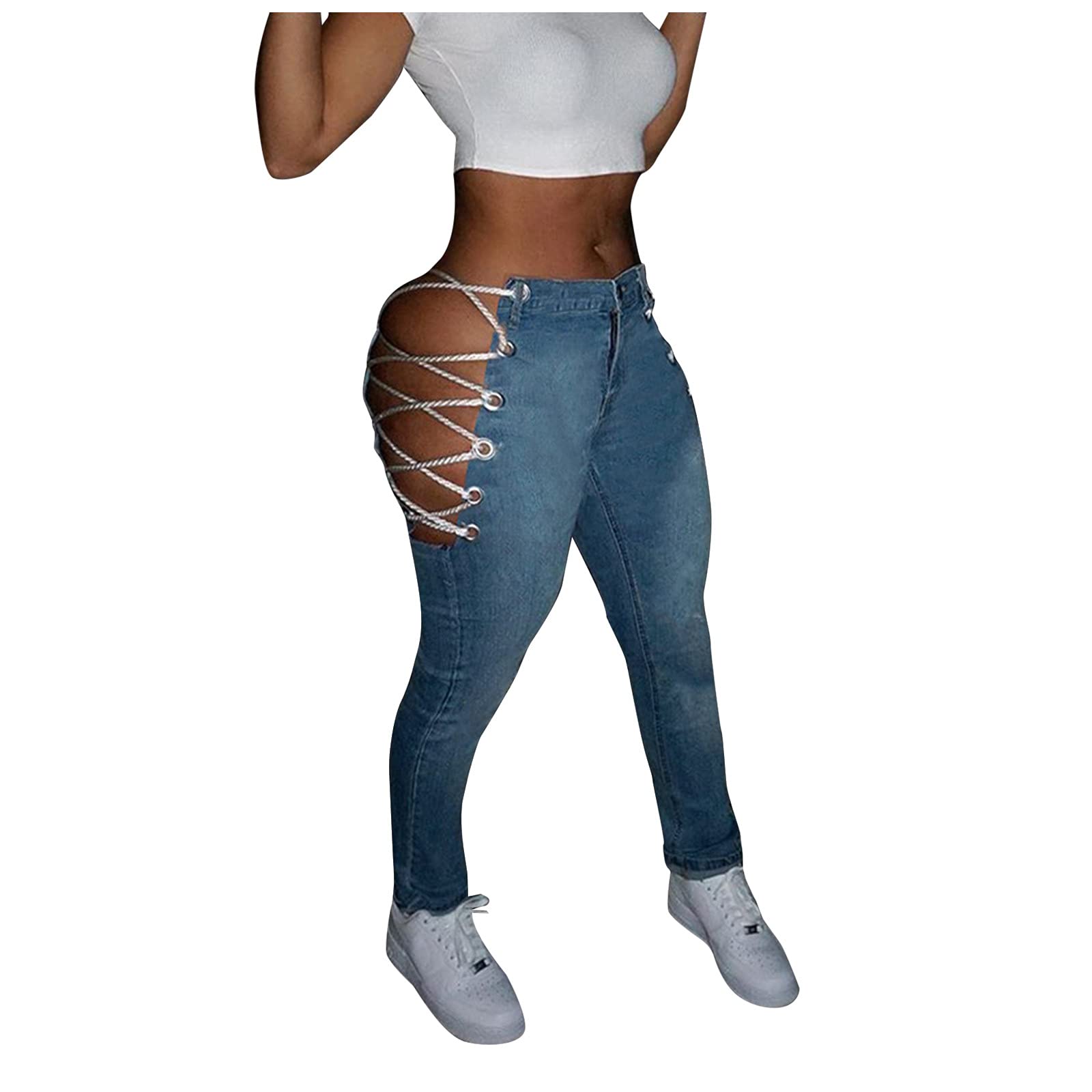 Best Women's Modern Skinny Jeans - Totally Shaping Low Waist Stretchy Denim Jeggings | Comfortable Bandage Fit for Everyday Wear, Work & Night Out