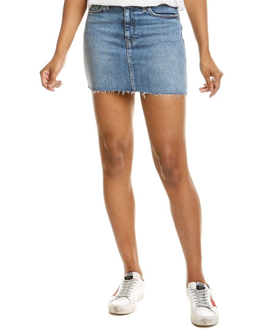 HUDSON Women's Viper Denim Mini Skirt - High Waisted Stretch Denim Skirt for Casual Outfits & Night Out | Perfect for Parties, Dates, and Everyday Wear
