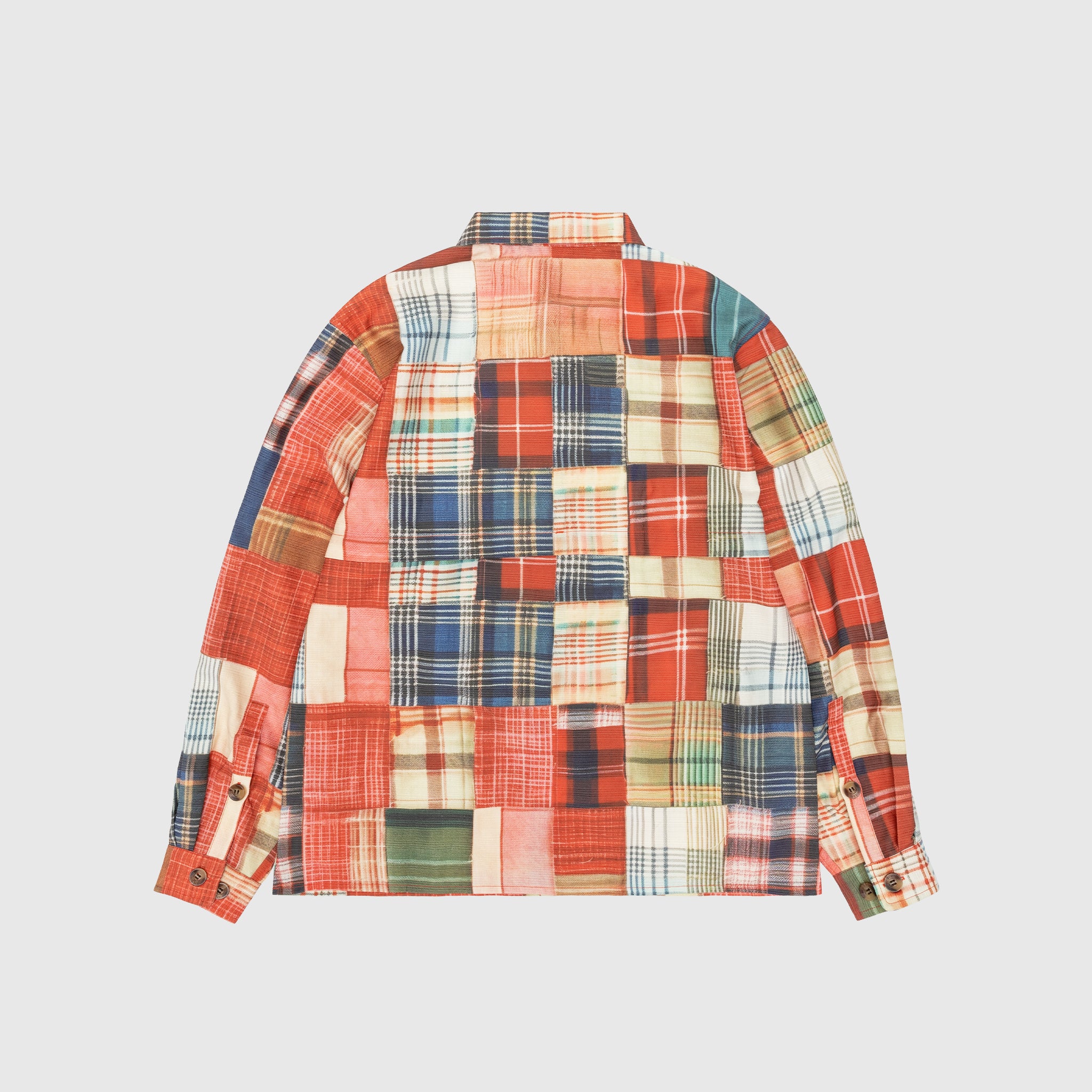 Premium Madras Patch Explorer Shirt for Men - Lightweight & Breathable Summer Casual Wear - Perfect for Outdoor Adventures & Travel