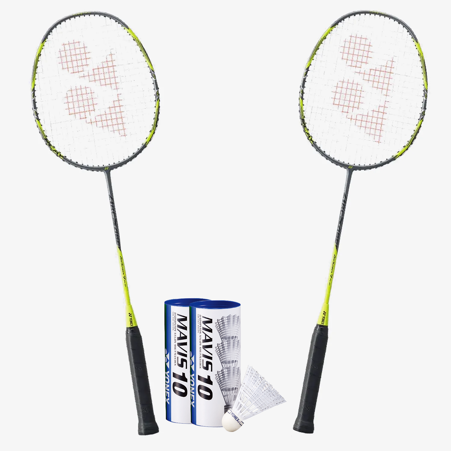 Yonex ArcSaber 7 Badminton Racket Play Combo Set with Shuttlecocks - Perfect for Beginners & Recreational Players - Ideal for Backyard Games, Gym Class & Family Fun