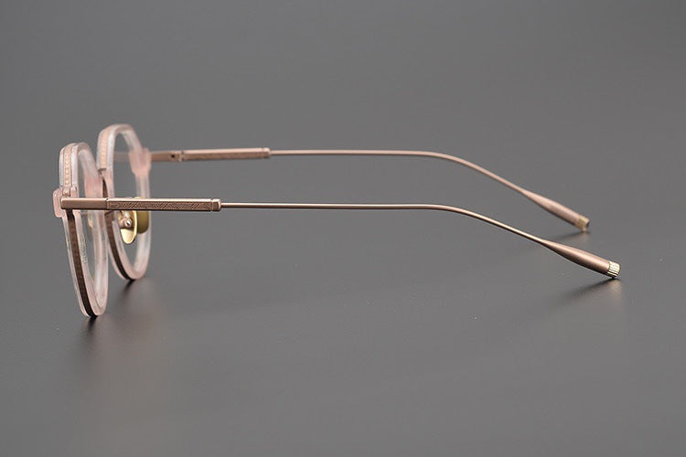 Titanium Round Eyeglass Frames - Lightweight & Durable Metal Glasses for Men & Women | Perfect for Reading, Driving & Fashion Accessories