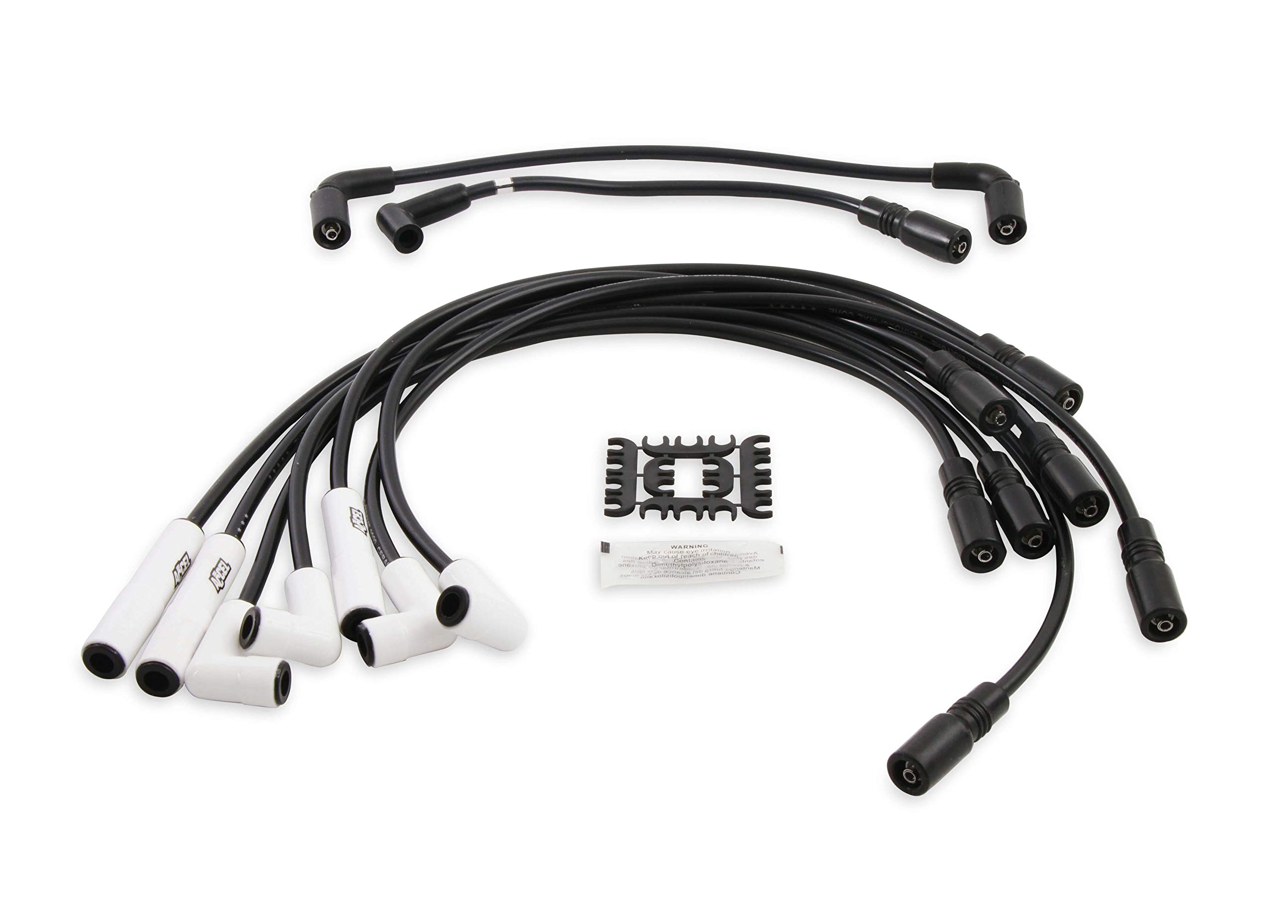 ACCEL 9044C Extreme 9000 High Performance Spark Plug Wire Set with Ceramic Boot - Compatible with GM, Ford, Chrysler Vehicles - Ideal for Racing, Off-Road & High-Temperature Engine Applications