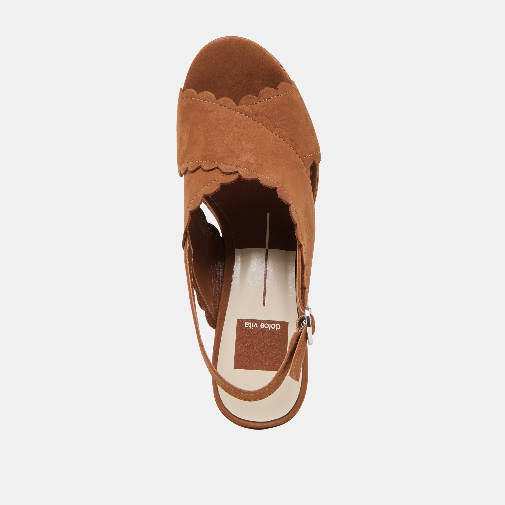 DILION Women's Dark Saddle Nubuck Wedge Sandals - Comfortable Casual & Dressy Shoes for Summer, Beach, and Office Wear