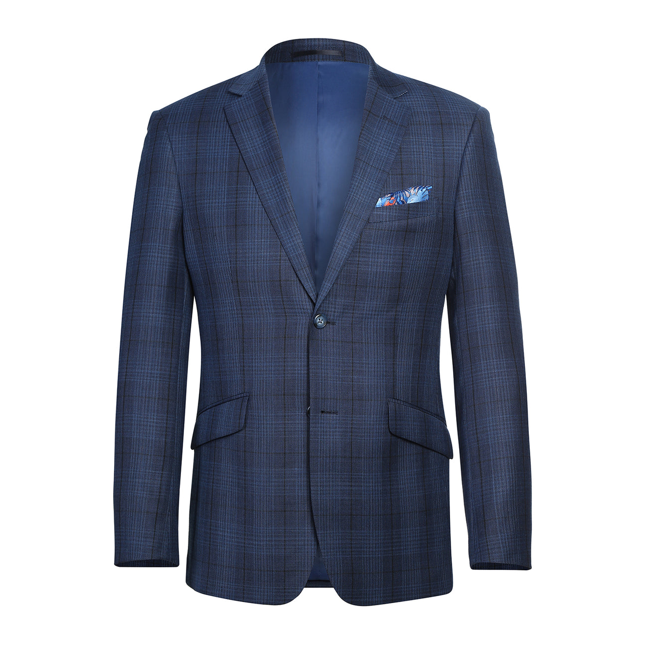 Alessandro Vitello by Renoir Slim Fit Wool Blazer Navy 565 4 | Premium Men's Business Suit Jacket for Office, Wedding & Formal Events