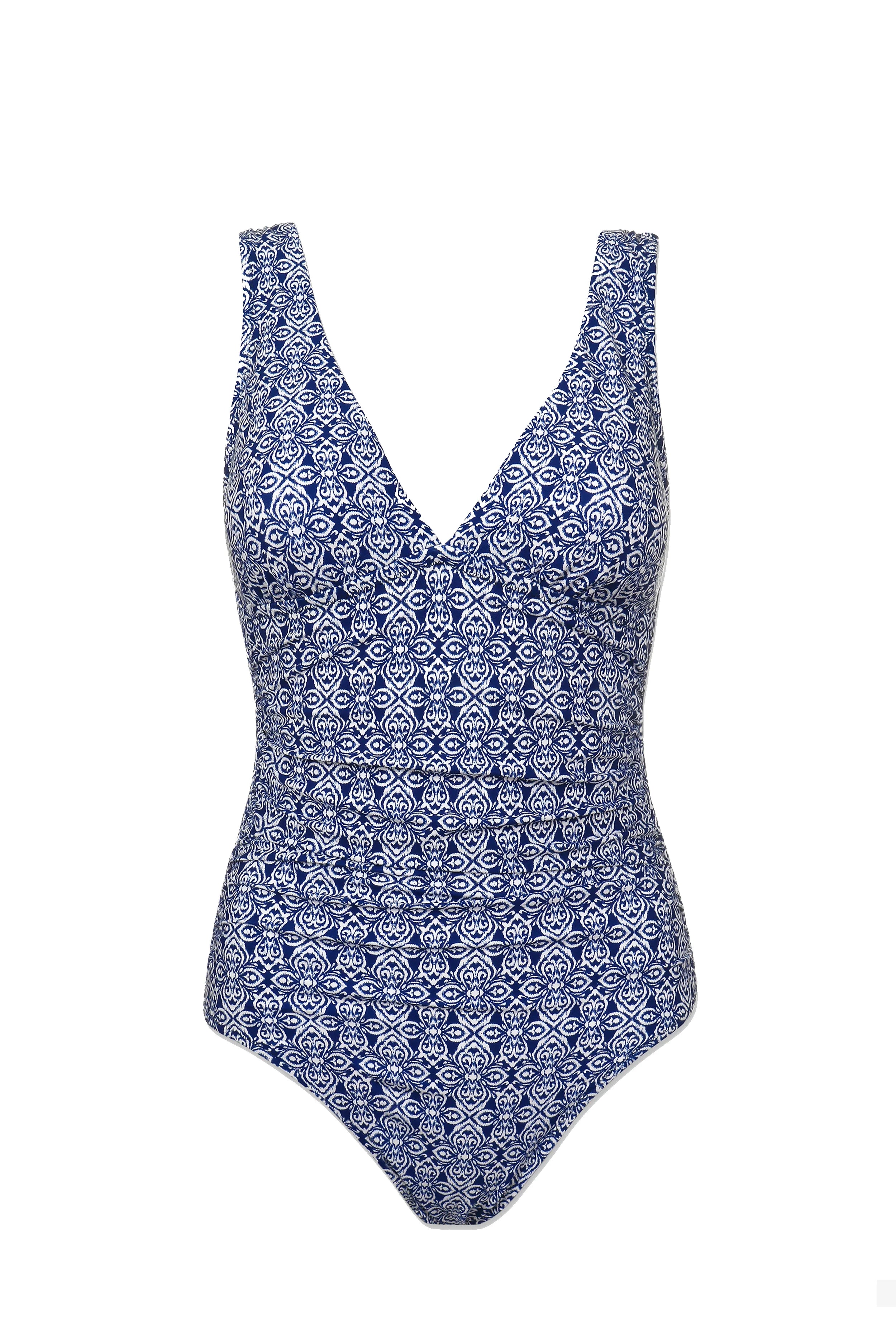 Olivia One Piece Swimsuit | Tangier Print Women's Bathing Suit for Beach, Pool & Vacation