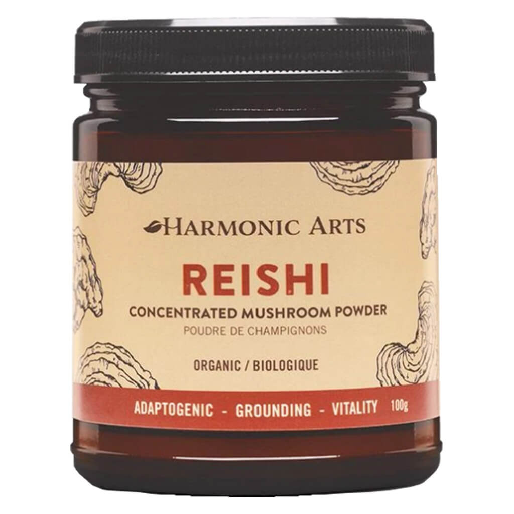 Organic Reishi Mushroom Powder Extract - 100% Pure & Potent Immune Support Supplement for Wellness & Stress Relief - Perfect for Smoothies, Tea, and Daily Health Boost