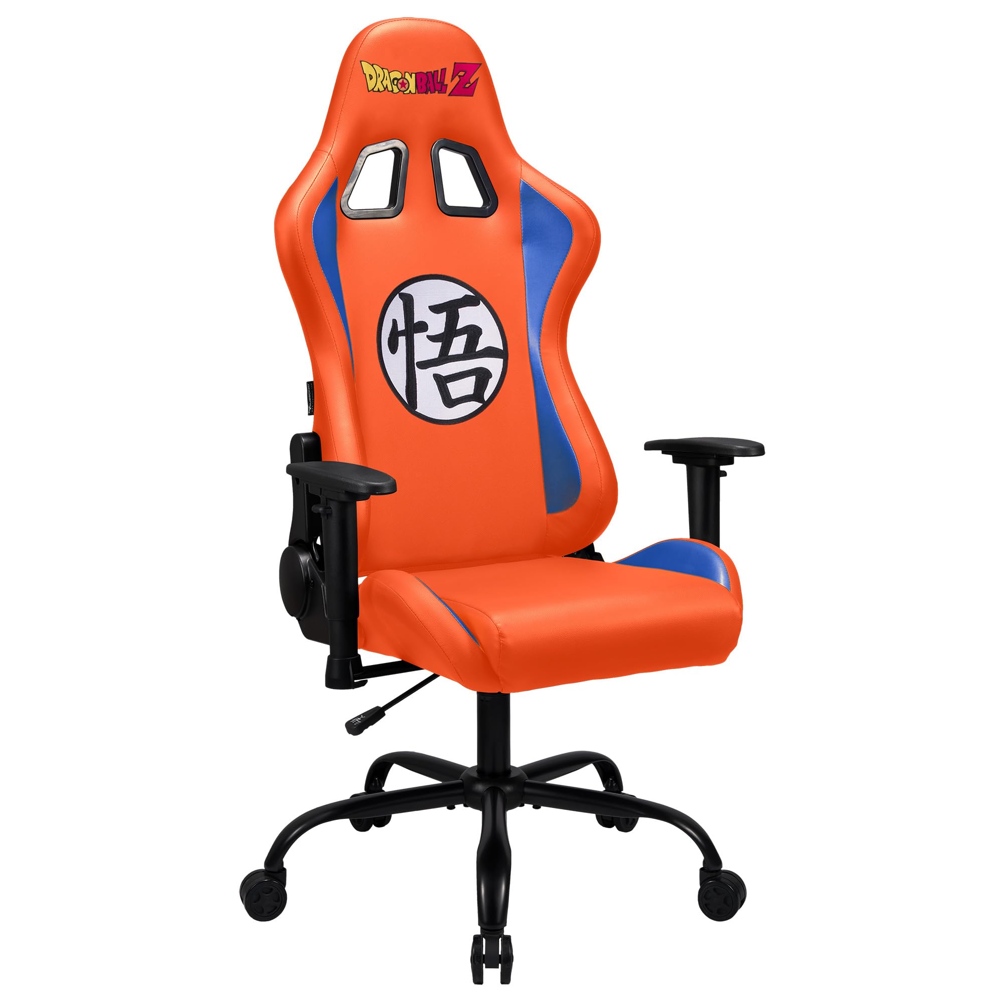 Dragon Ball Z Licensed Gaming Chair - Ergonomic Design with Adjustable Backrest & Armrests - Subsonic DBZ Gaming Chair for Adults - Perfect for Gaming, Streaming & Office Work