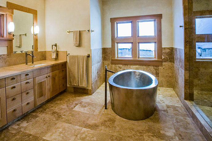 Premium Floor Mount Tub Filler with Elegant Waterfall Spout - Luxury Bathroom Fixture for Modern & Spa-Like Showers