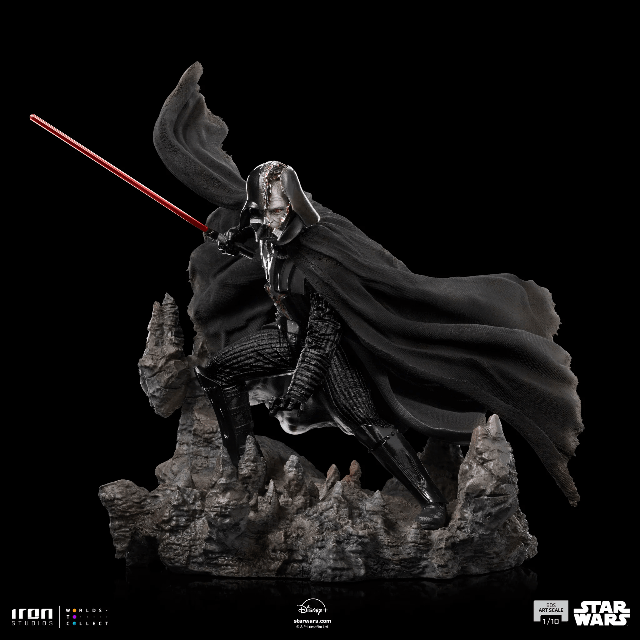 Iron Studios Star Wars Darth Vader Art Scale 1/10 Statue - Premium Collectible Figure for Display & Home Decor