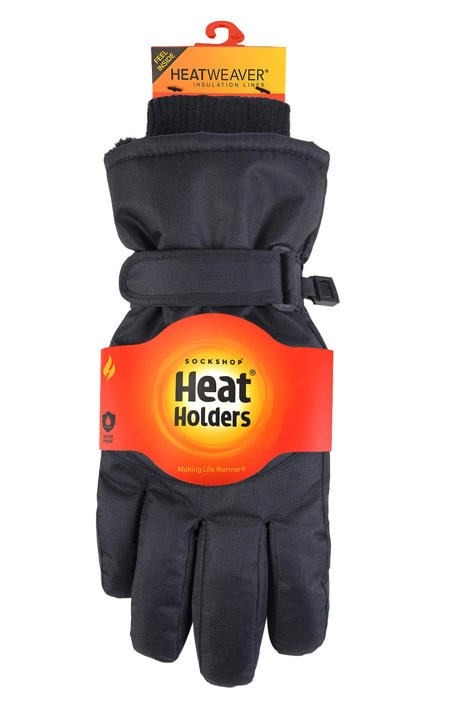 Heat Holders Men's Extra Warm Waterproof Insulated Winter Thermal Ski Gloves - Perfect for Cold Weather Activities, Snowboarding & Outdoor Adventures