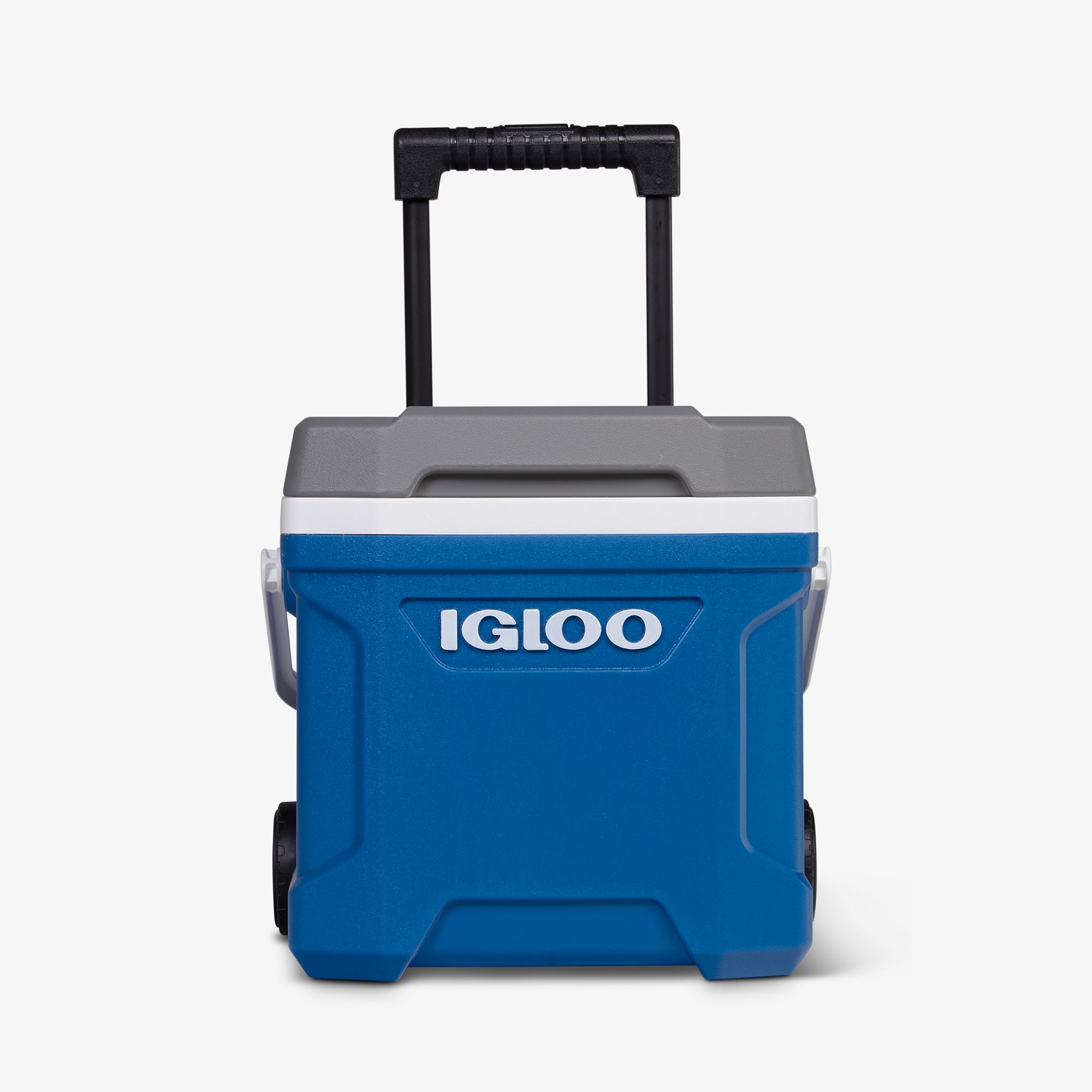 Premium Latitude 16 Quart Rolling Cooler - Heavy Duty Insulated Ice Chest with Wheels for Camping, Beach Trips & Tailgating Parties