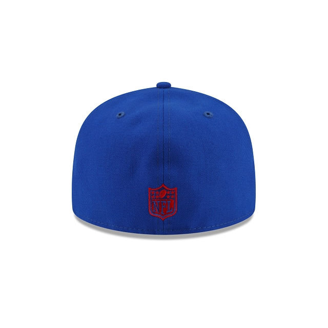 New York Giants Official NFL 59FIFTY Fitted Hat for Men - Classic Just Don Blue Snapback Cap - Perfect for Game Day, Sports Events & Streetwear Fashion