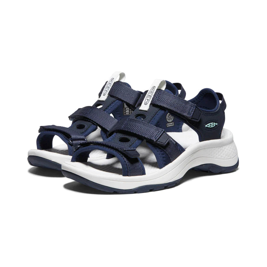 Women's Astoria West Open Toe Sandals - Blue Nights/Black Iris | Comfortable & Stylish Summer Shoes for Beach, Casual Outings & Travel