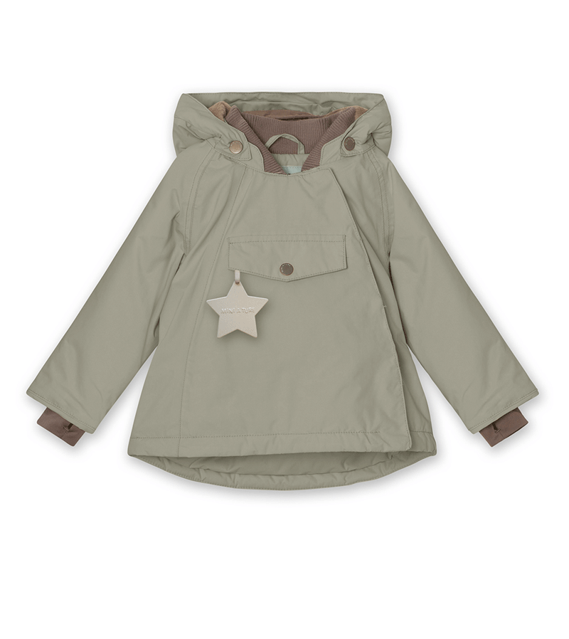 MiniAture Women's Wang Winter Coat in Green - Warm Fleece-Lined Jacket for Cold Weather, Outdoor Activities & Casual Wear