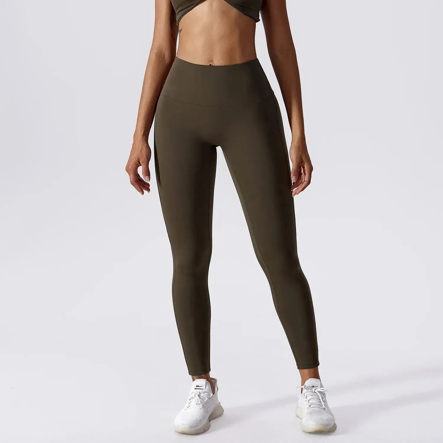 Women's High Waist Yoga Pants - Nude Feeling Running & Gym Workout Leggings - Breathable Quick Dry Butt Lifting Fitness Pants for Yoga, Running & Active Lifestyle