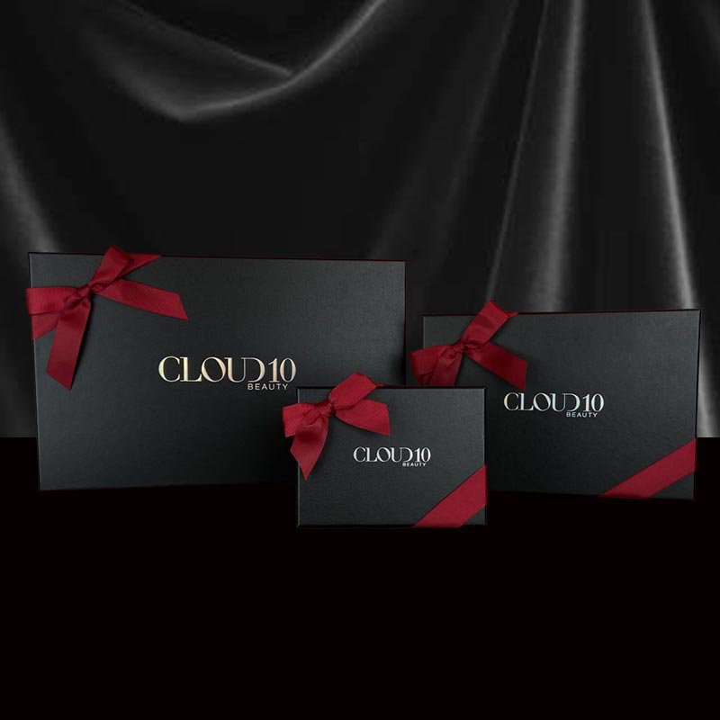 Luxury Beauty Gift Box with Red Ribbon - Perfect for Birthday, Anniversary & Holiday Gifts - Cloud 10 Beauty Collection