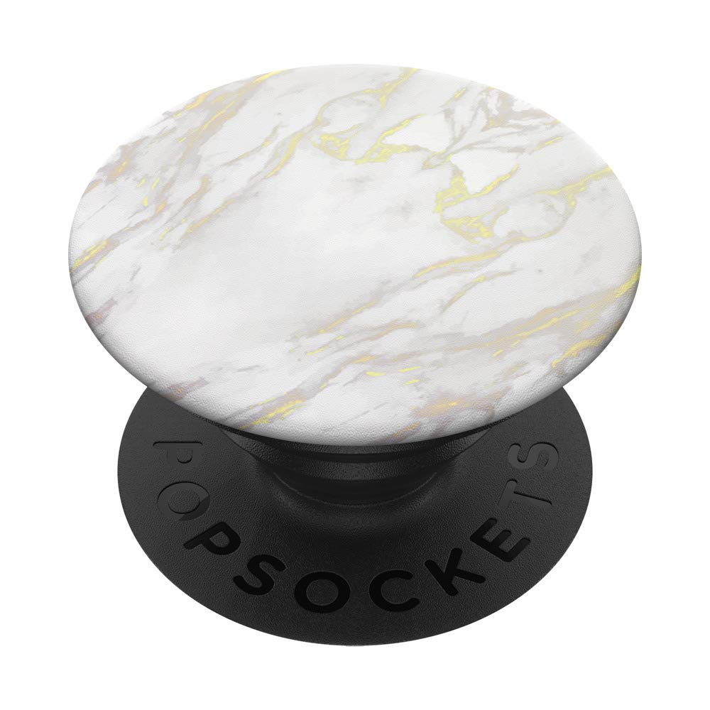 White PopSockets PopGrip: Swappable Phone & Tablet Stand with Strong Grip - Perfect for Selfies, Video Calls, and Hands-Free Viewing