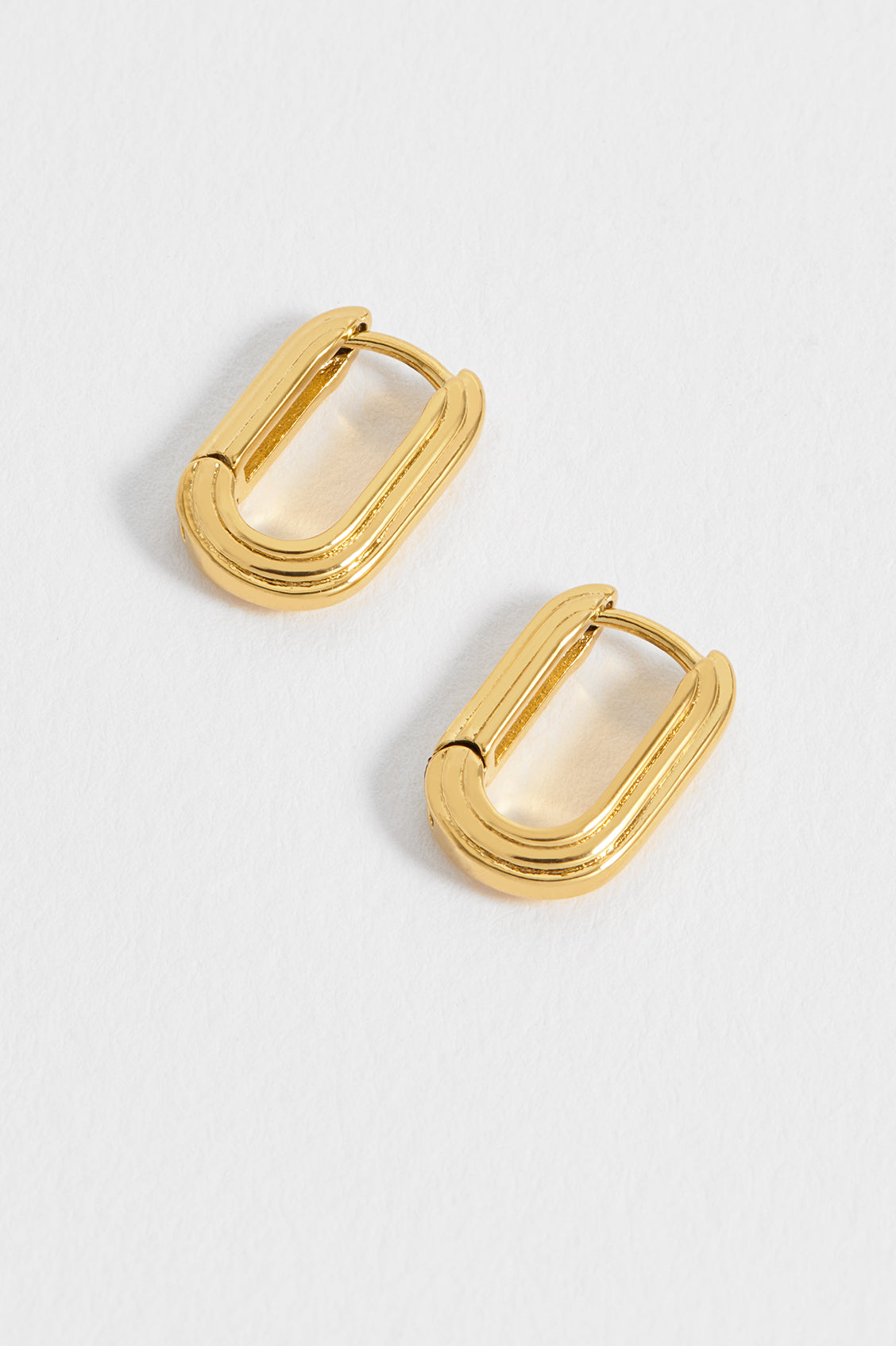 Stainless Steel Ridged Hinge Hoops - Durable Metal Rings for DIY Projects, Jewelry Making, and Home Decor | Perfect for Earrings, Keychains, and Crafting Supplies